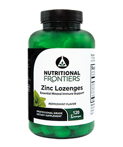 Bottle of Frontiers Zinc-Lozenges_120_Loz